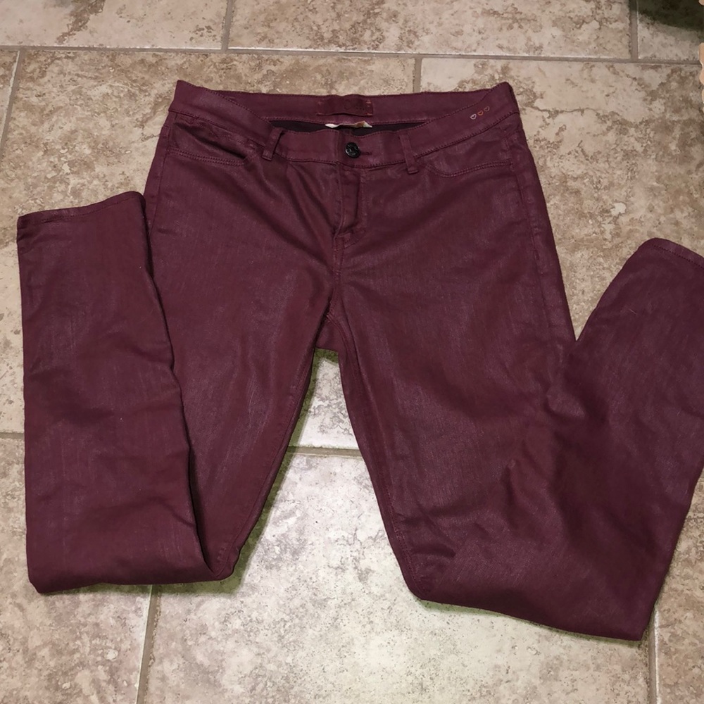 Skinny maroon pant #D65